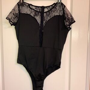 Black Lace Bodysuit